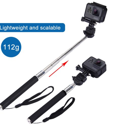 Selfie Stick Mobile Phone Holder Cellphone Tripod Artifact Rod For DJI Osmo Action Camera black - Image 9