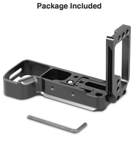 L Bracket Plate for Sony A7M3/A7R3/A9/A7III Quick Release Baseplate & Side Plate  black