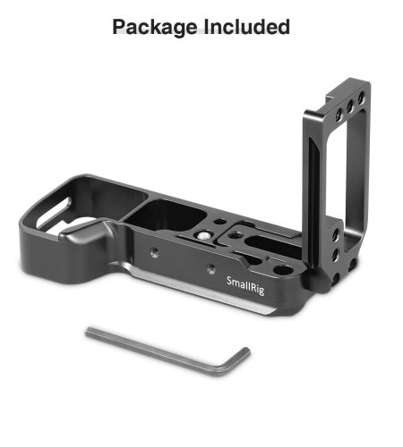 L Bracket Plate for Sony A7M3/A7R3/A9/A7III Quick Release Baseplate & Side Plate  black - Image 4