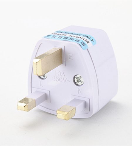 3 Pin Uk Plug  Power Adapter 0~250v 10a Cable Plug For Hong Kong Britain India White - Image 3