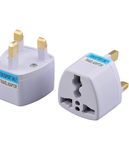 3 Pin Uk Plug  Power Adapter 0~250v 10a Cable Plug For Hong Kong Britain India White - Image 2