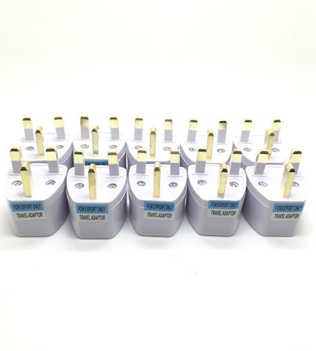 3 Pin Uk Plug  Power Adapter 0~250v 10a Cable Plug For Hong Kong Britain India White - Image 7