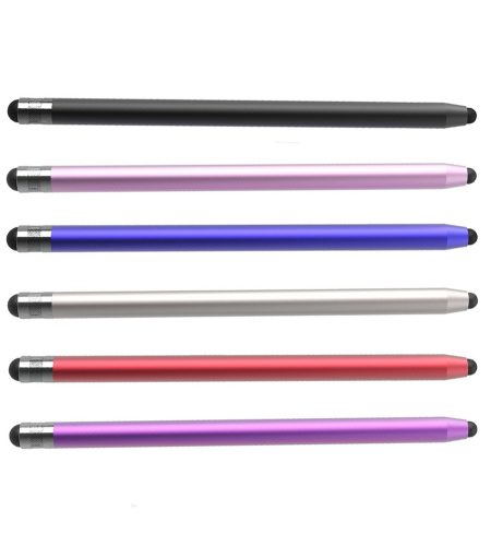 Stylus Pen Both Ends Workable Capacitive Pens Digital Stylish Pen Pencil For Most Capacitive Touch Screens Purple - Image 4