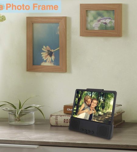 L8 Screen Magnifier 3D Smartphone Movies Amplifier with Bluetooth Speaker HD Protable Phone Video Projector with Foldable Cellphone Stand  black_8.5inch - Image 9
