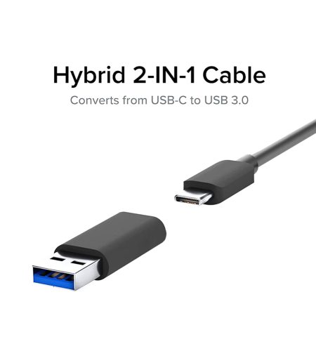 Metal 2-in-1 Type C Usb To 2500m Gigabit Lan Ethernet Cable  Adapter Portable Connector Black - Image 3