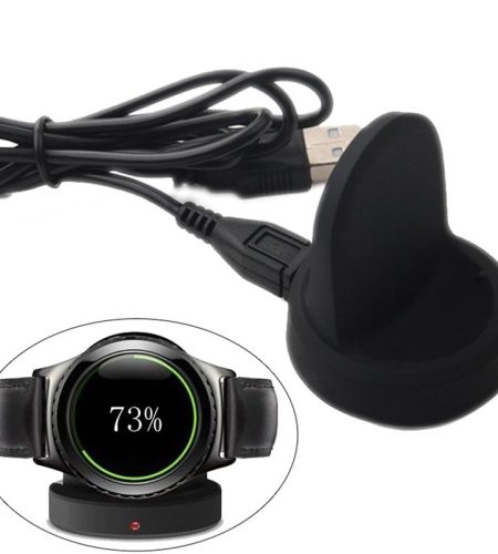 For Samsung Galaxy Gear S3 Classic/Frontier Wireless Stand Charging Charger Dock  black