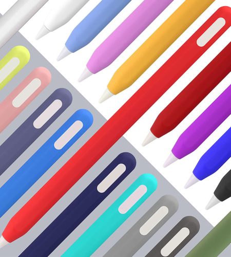 Silicone Case Compatible For Ipencil 2nd Generation Anti-lost Anti-scratch Protective Cover Sleeve Pencil Cap blue - Image 2