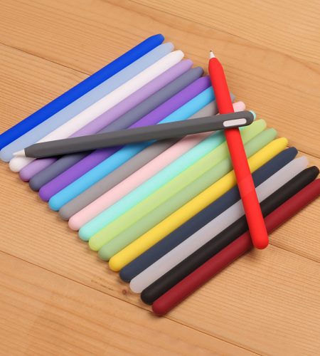 Silicone Case Compatible For Ipencil 2nd Generation Anti-lost Anti-scratch Protective Cover Sleeve Pencil Cap blue - Image 3