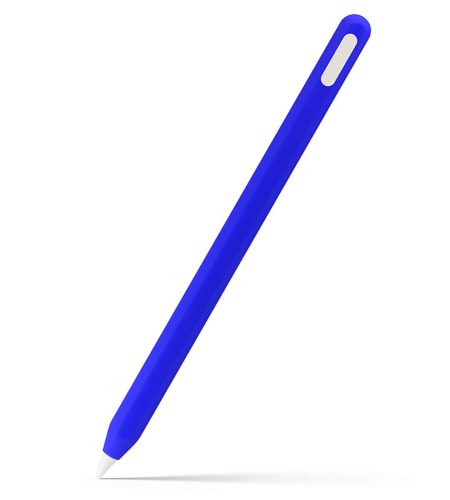 Silicone Case Compatible For Ipencil 2nd Generation Anti-lost Anti-scratch Protective Cover Sleeve Pencil Cap blue